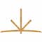 Ekena Millwork Alberta Rough Sawn Timber Gable Bracket, Western Red Cedar, 108"W x 63"H x 4"D x 4"F, 14/12 Pitch GBW108X63X0404ALB00RWR - alternate 1